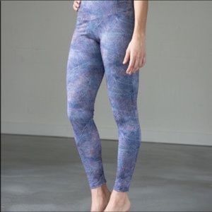 Pure Barre Emily HSU Fireworks Leggings